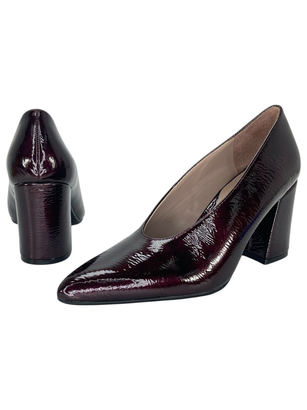 Naturalizer Perry Wine Slip On Womens Heels Size 6.5M - Picture 9 of 12